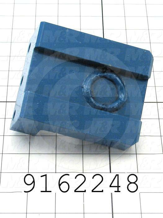 Fabricated Parts, Carriage Clevis Base Weldment, 4.50 in. Length, 3.75 in. Width, 2.28 in. Height