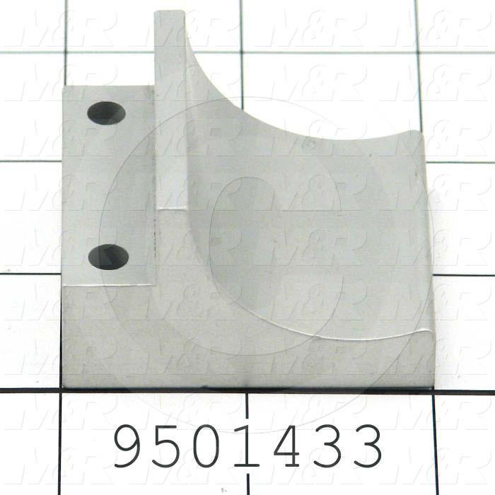 Fabricated Parts, Carriage Drum Wire Cap, 2.00 in. Length, 1.75 in. Width, 1.25 in. Height