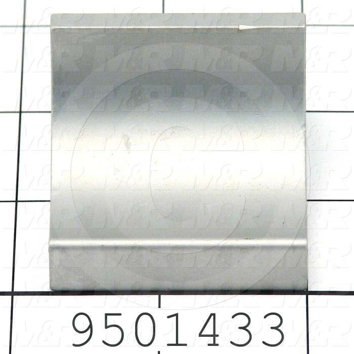 Fabricated Parts, Carriage Drum Wire Cap, 2.00 in. Length, 1.75 in. Width, 1.25 in. Height