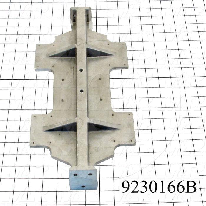 Fabricated Parts, Carriage Mounting Bracket, 16.25 in. Length, 7.75 in. Width, 3.00 in. Height