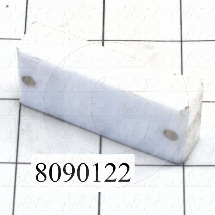 Fabricated Parts, Carriage Slide, 2.25 in. Length, 1.00 in. Width, 0.50 in. Height