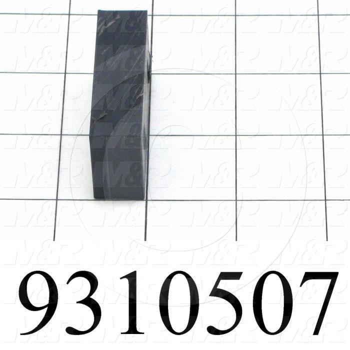 Fabricated Parts, Carriage Sliding Pad, 2.00 in. Length, 1.00 in. Width, 0.56 in. Thickness