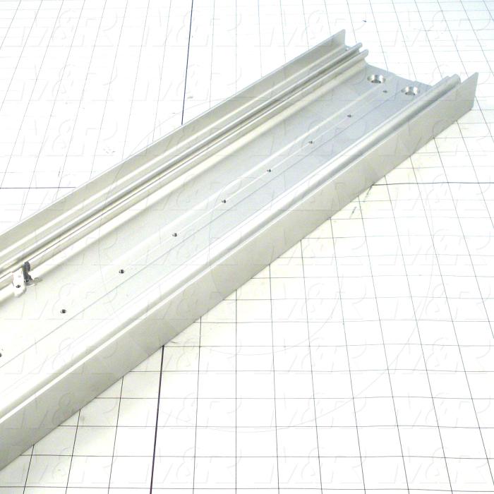 Fabricated Parts, Carriage Support Extrusion, 43.50 in. Length, 1.50 in. Width, 5.88 in. Height