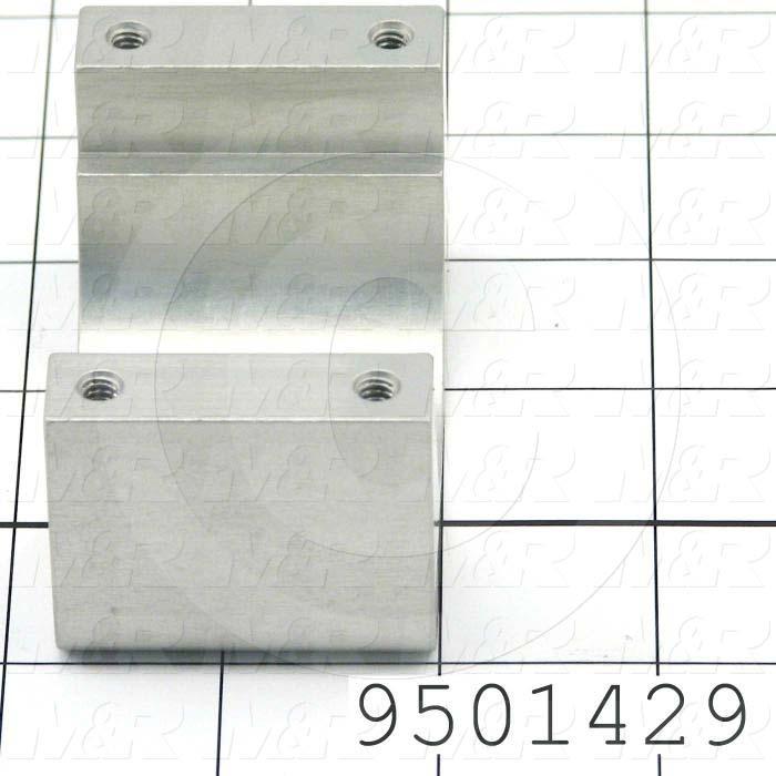 Fabricated Parts, Carriage Wire Cap, 3.15 in. Length, 1.50 in. Width, 1.75 in. Height