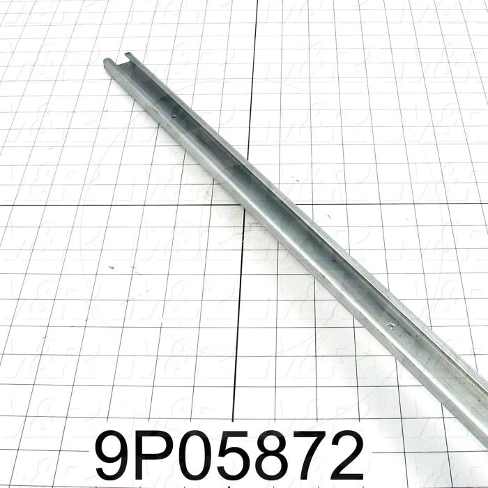 Fabricated Parts, Chain Guide Channel, 98.00 in. Length, 0.47 in. Width, 1.10 in. Height