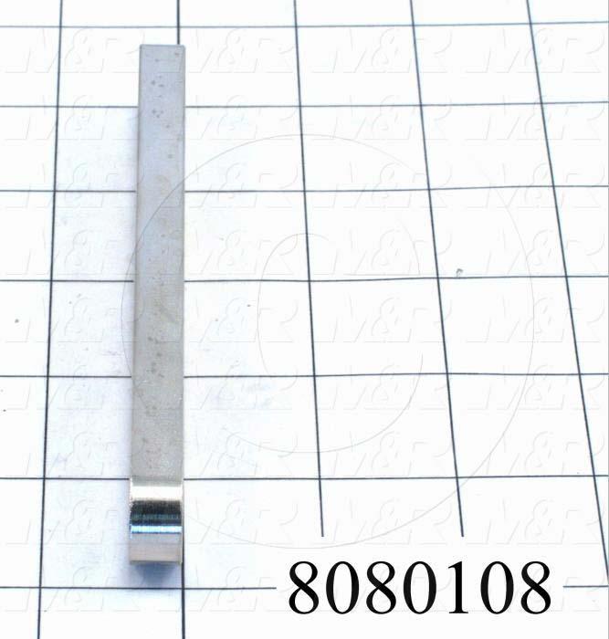 Fabricated Parts, Chopper Slides, 0.75 in. Width, 0.38 in. Thickness