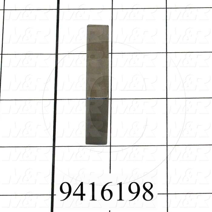 Fabricated Parts, Clamp Nut, 1.50 in. Length, 1.50 in. Width, 0.38 in. Height, OC50001 Nickel Plating Finish