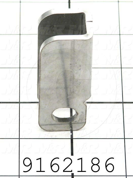 Fabricated Parts, Cleavis Channel, 1.58 in. Length, 0.88 in. Width, 1.00 in. Height