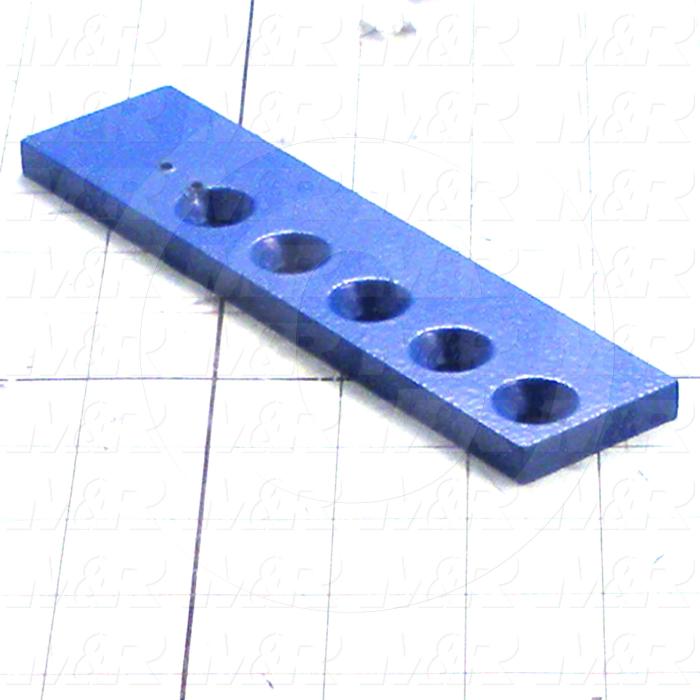 Fabricated Parts, Clevis Guide, 6.50 in. Length, 1.50 in. Width, 0.31 in. Thickness, Right Side