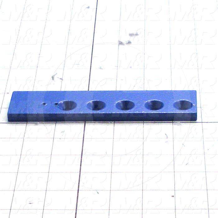 Fabricated Parts, Clevis Guide, 6.50 in. Length, 1.50 in. Width, 0.31 in. Thickness, Right Side