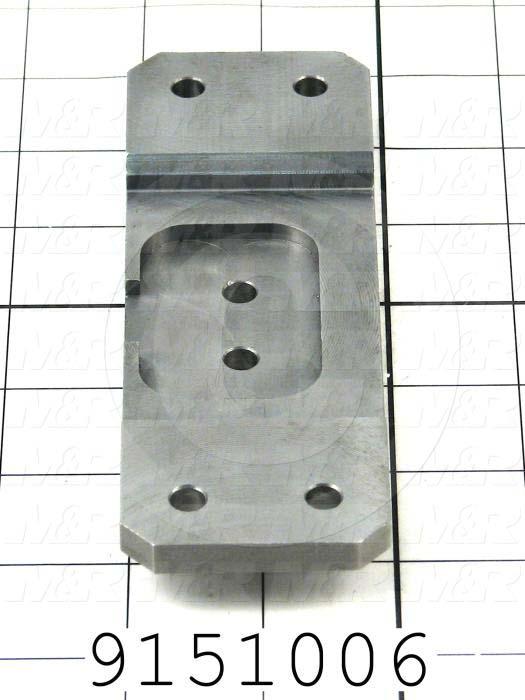 Fabricated Parts, Clevis Lock, 6.00 in. Length, 2.00 in. Width, 0.69 in. Height