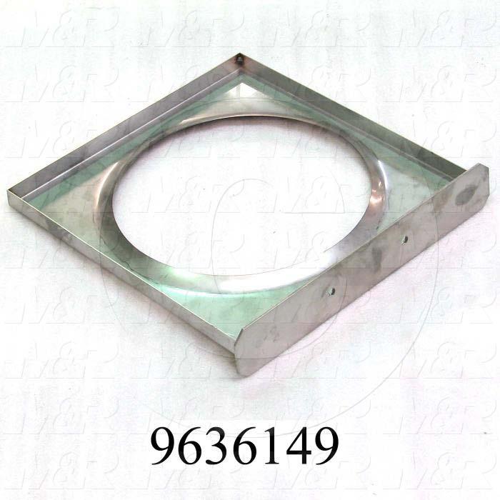 Fabricated Parts, Collecting Drawer Weldment, 14.25 in. Length, 14.76 in. Width, 2.07 in. Height