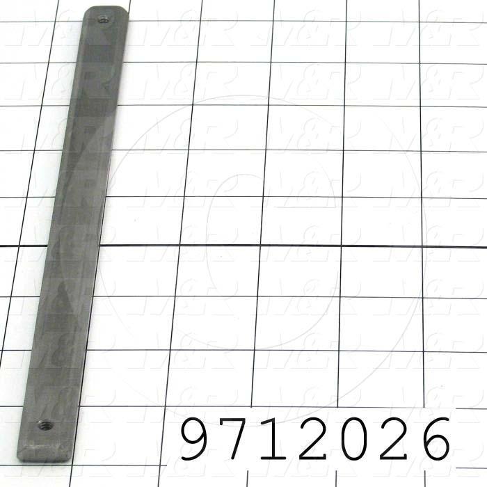 Fabricated Parts, Control Box Holder Nut 9"Lg C, 9.00 in. Length, 0.63 in. Width, 0.25 in. Height