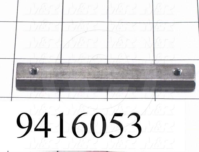 Fabricated Parts, Control Box Nut 3.75" RL, 3.75 in. Length, 0.63 in. Width, 0.25 in. Thickness