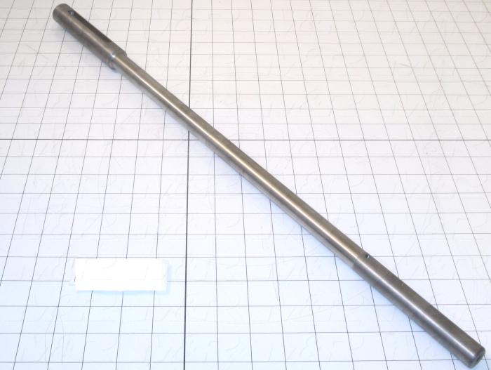 Fabricated Parts, Conveyor Drive Shaft, 24.00 in. Length, 0.98 in. Diameter, As Material Finish
