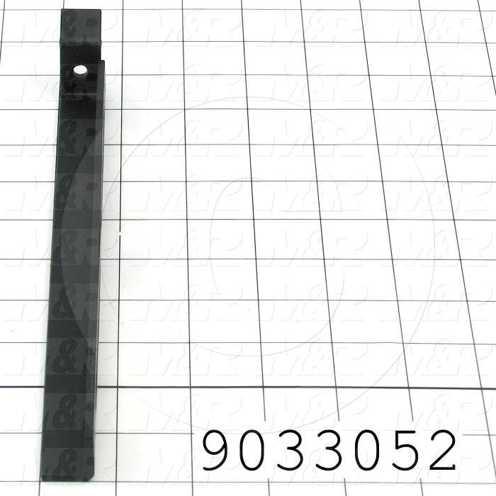 Fabricated Parts, Conveyor Supports -Right, 11.10 in. Length, 1.10 in. Width, 0.75 in. Height, 12 GA Thickness