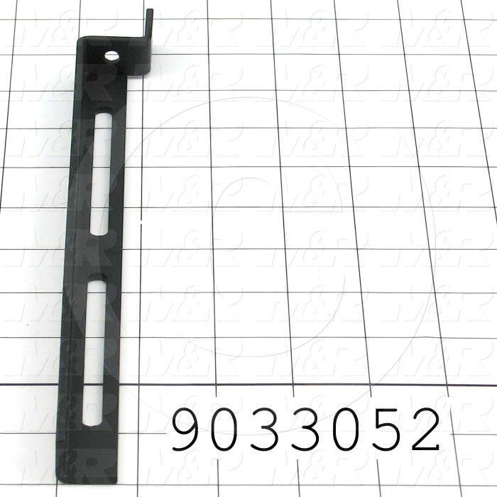 Fabricated Parts, Conveyor Supports -Right, 11.10 in. Length, 1.10 in. Width, 0.75 in. Height, 12 GA Thickness