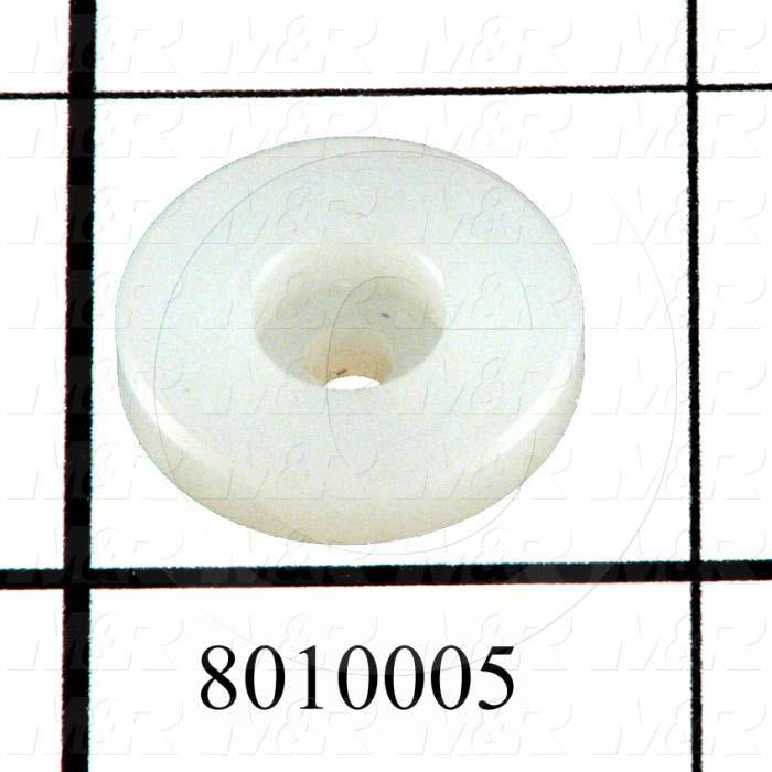 Fabricated Parts, Cup Washer, 0.27 in. Thickness