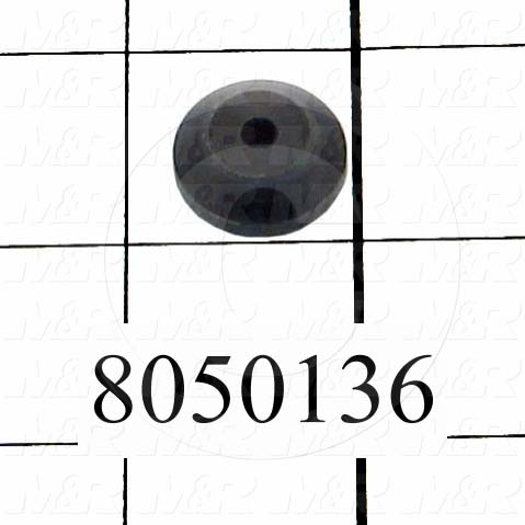 Fabricated Parts, Cup Washer Airlock, 0.75 in. Diameter, 0.26 in. Thickness