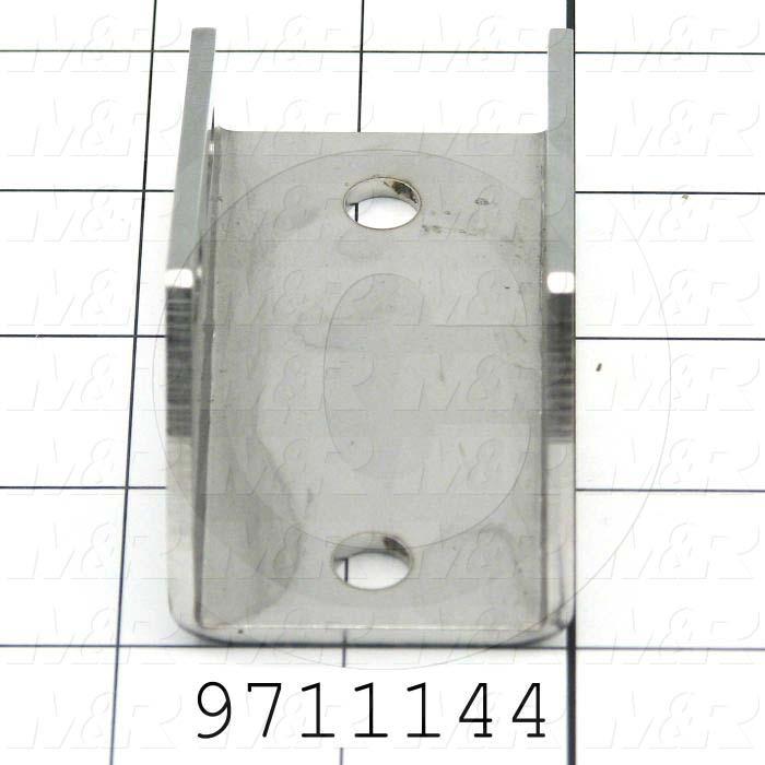 Fabricated Parts, Cyl. Mtg. Clamp 3.82"Lg Ps, 3.28 in. Length, 1.82 in. Width, 1.77 in. Height, 11 GA Thickness