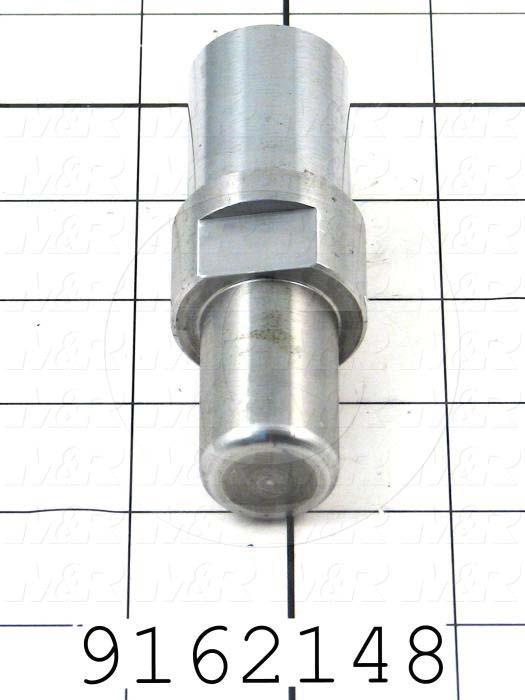 Fabricated Parts, Cylinder Extension, 3.50 in. Length, 1.25 in. Width, 1.25 in. Height