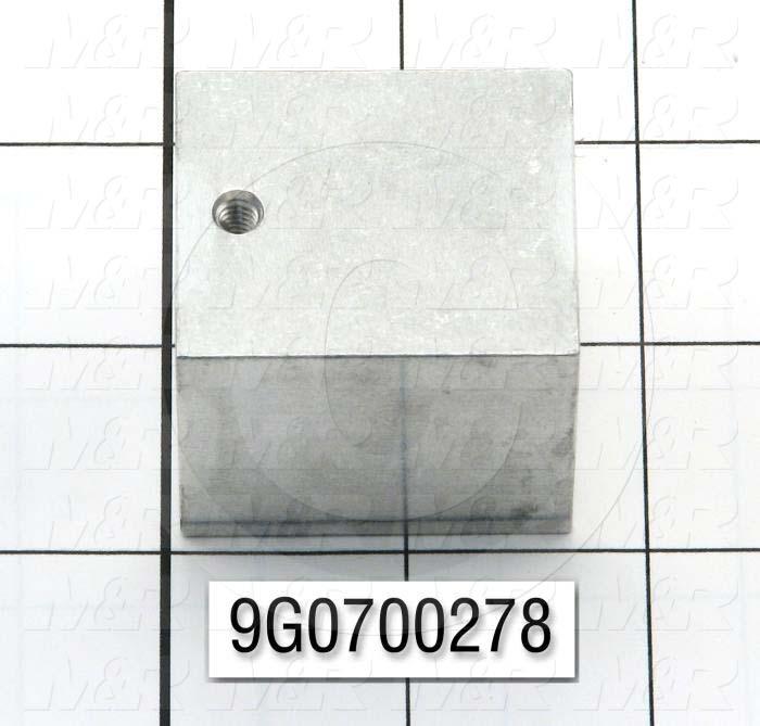 Fabricated Parts, Cylinder Holder/Mount, 1.45 in. Length, 1.38 in. Width, 1.63 in. Height, Plain Finish