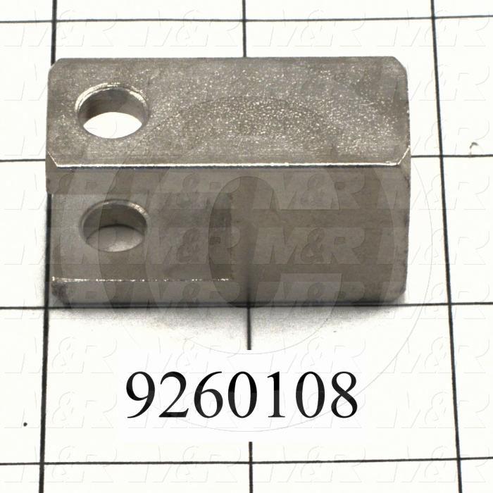 Fabricated Parts, Cylinder Pivot Bracket, 1.75 in. Length, 0.75 in. Width, 1.00 in. Height