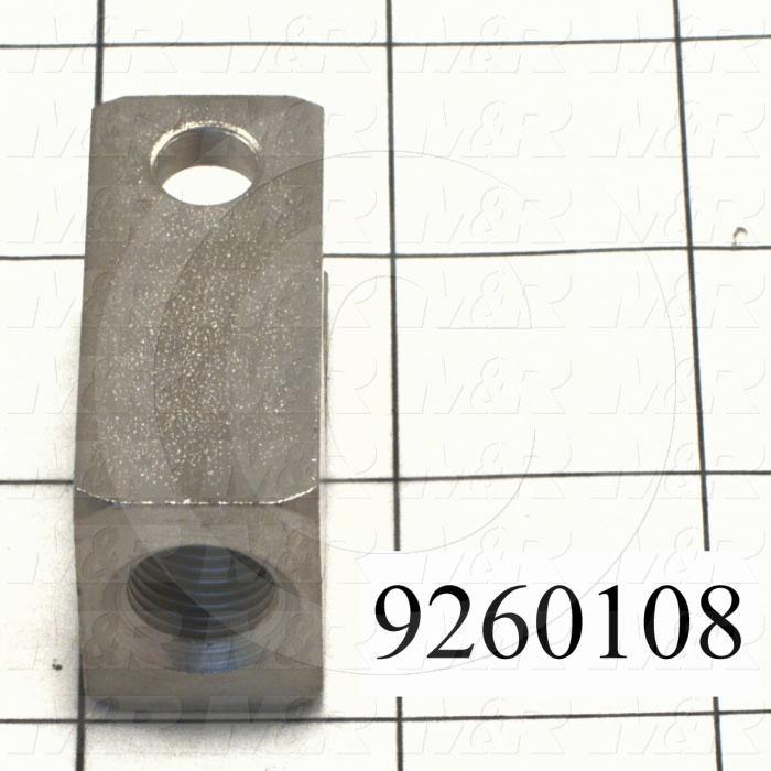Fabricated Parts, Cylinder Pivot Bracket, 1.75 in. Length, 0.75 in. Width, 1.00 in. Height