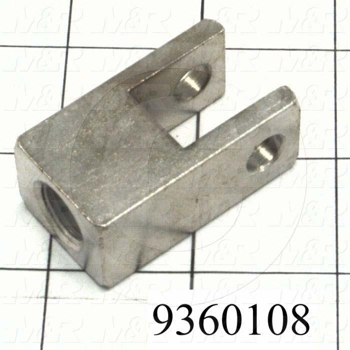 Fabricated Parts, Cylinder Pivot Bracket, 1.75 in. Length, 1.00 in. Width, 0.75 in. Height