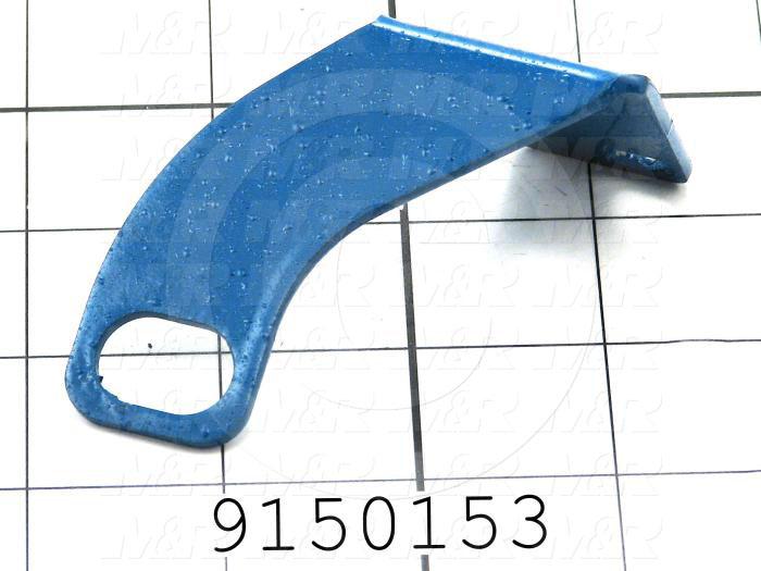 Fabricated Parts, Dbl Index Prox Mtg Bracket, 2.50 in. Length, 2.50 in. Width, 1.63 in. Height, 12 GA Thickness, Painted MAT Black Finish