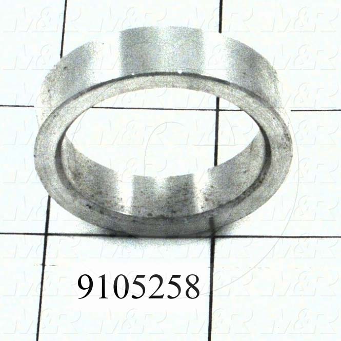 Fabricated Parts, Distance Bushing, 1.50 in. Diameter, 0.38 in. Thickness