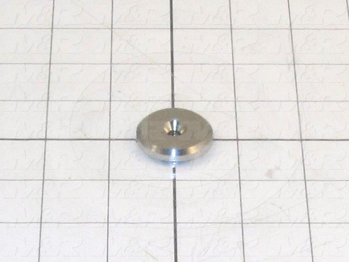 Fabricated Parts, Door Switch Stop, 1.20 in. Diameter, 0.18 in. Thickness