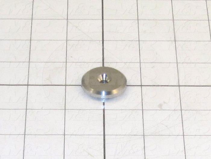 Fabricated Parts, Door Switch Stop, 1.20 in. Diameter, 0.18 in. Thickness
