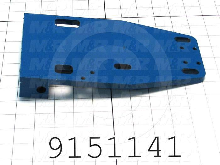 Fabricated Parts, Double Index Base Weldment, 10.00 in. Length, 5.50 in. Width, 1.62 in. Height