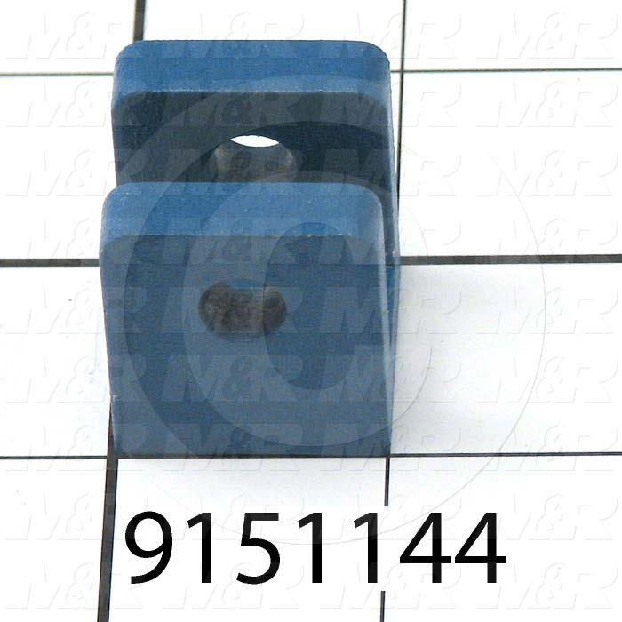 Fabricated Parts, Double Index Cylinder Bracket, 1.13 in. Length, 1.00 in. Width, 1.00 in. Height