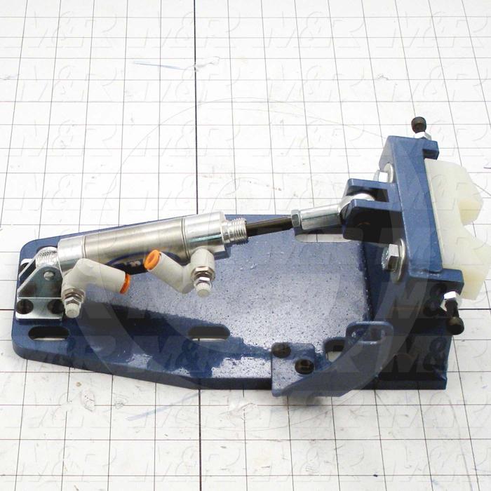 Fabricated Parts, Double Index Lock Assembly, 10.63 in. Length, 6.96 in. Width, 6.96 in. Height