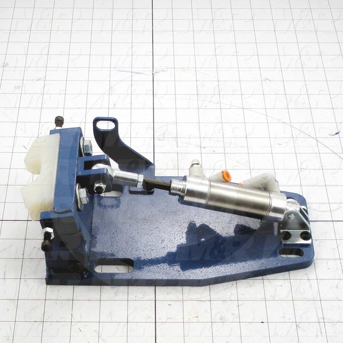 Fabricated Parts, Double Index Lock Assembly, 10.63 in. Length, 6.96 in. Width, 6.96 in. Height