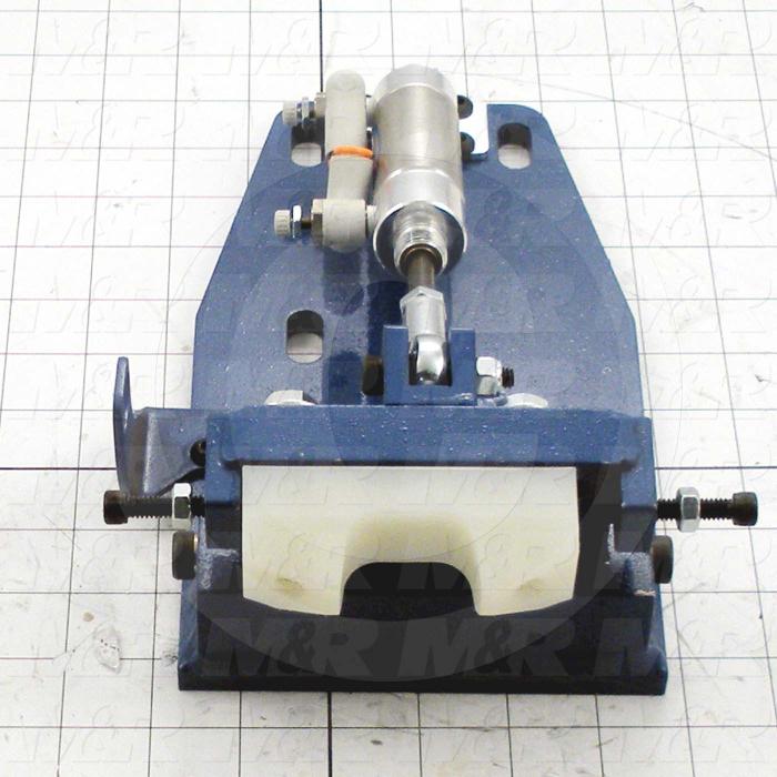 Fabricated Parts, Double Index Lock Assembly, 10.63 in. Length, 6.96 in. Width, 6.96 in. Height