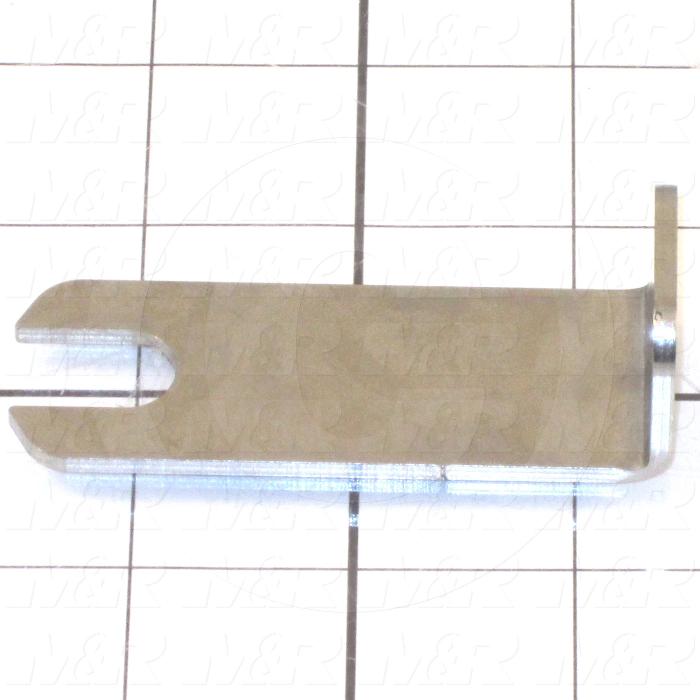 Fabricated Parts, Double Side Key, 4.00 in. Length, 1.05 in. Width, 12 GA Thickness