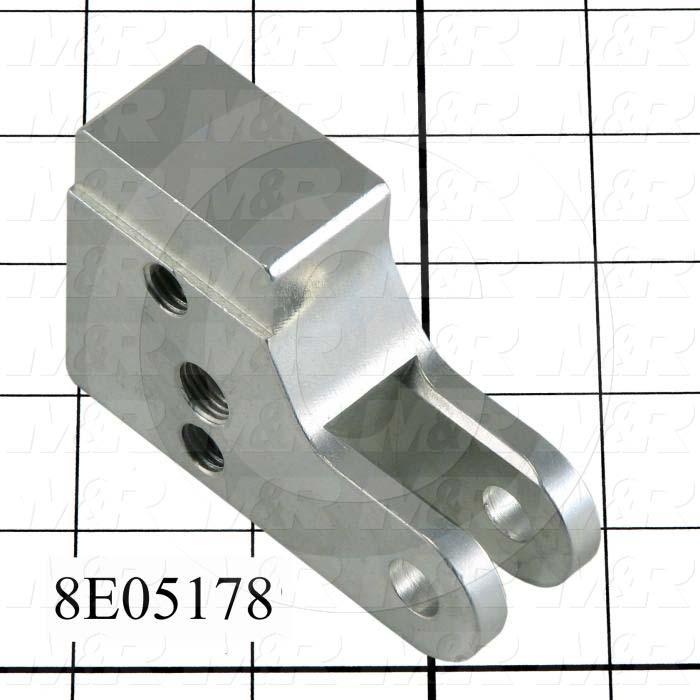 Fabricated Parts, Dripless Square Cylinder Mounting Bracket, 3.25 in. Length, 2.13 in. Width, 1.00 in. Height