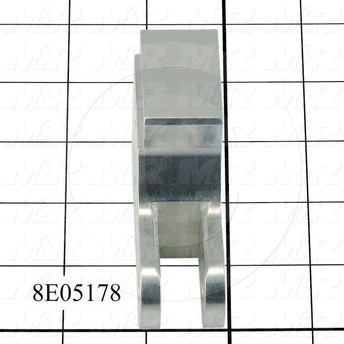 Fabricated Parts, Dripless Square Cylinder Mounting Bracket, 3.25 in. Length, 2.13 in. Width, 1.00 in. Height