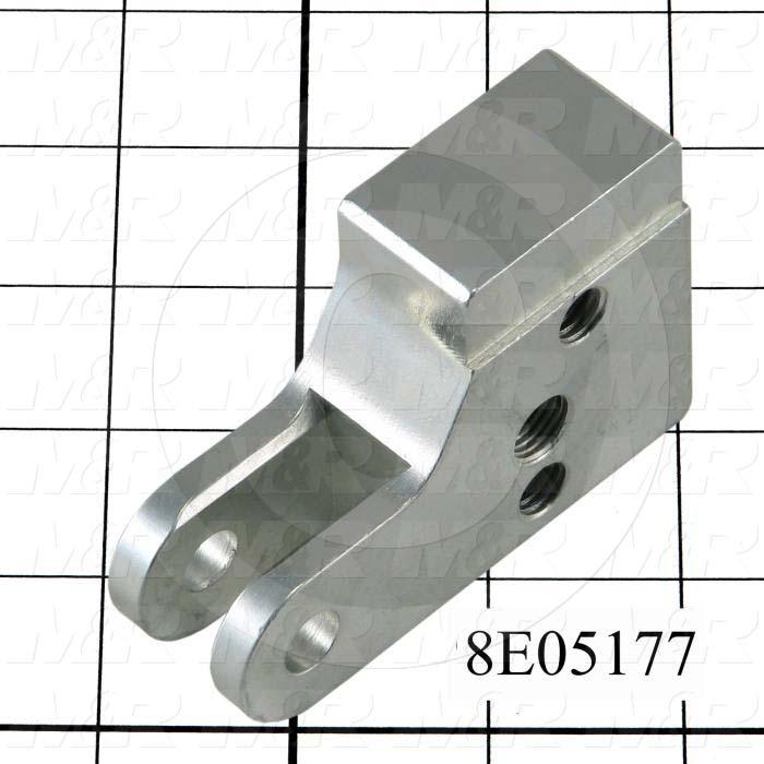 Fabricated Parts, Dripless Squeegee Cylinder Mounting Bracket, 3.25 in. Length, 2.13 in. Width, 1.00 in. Height