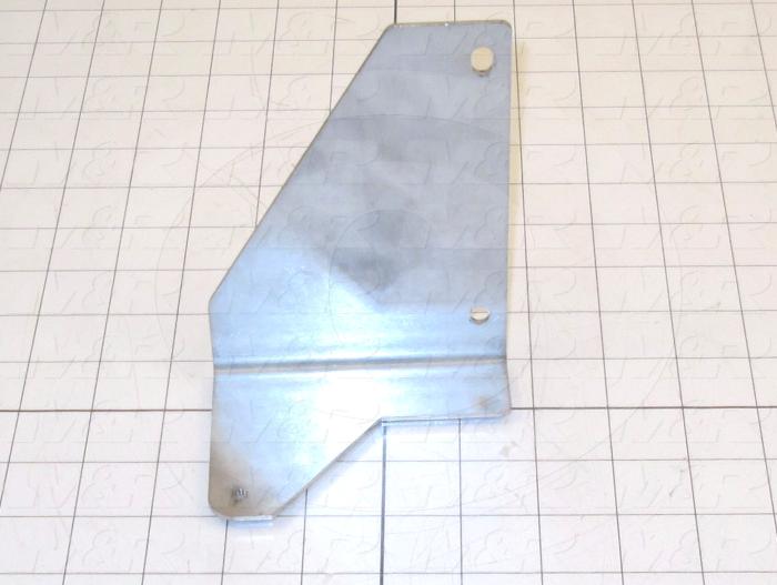 Fabricated Parts, Drive Magnet Holder, 8.28 in. Length, 4.02 in. Width, 5.47 in. Height, 14 GA Thickness, As Material Finish