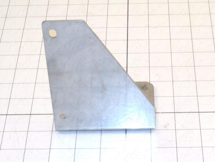 Fabricated Parts, Drive Magnet Holder, 8.28 in. Length, 4.02 in. Width, 5.47 in. Height, 14 GA Thickness, As Material Finish
