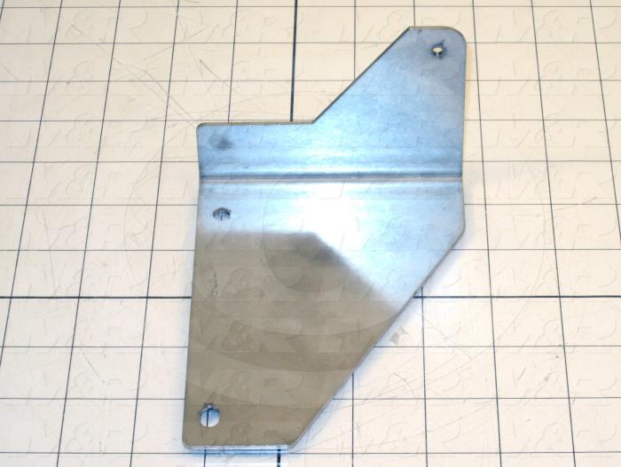 Fabricated Parts, Drive Magnet Holder, 8.28 in. Length, 4.02 in. Width, 5.47 in. Height, 14 GA Thickness, As Material Finish