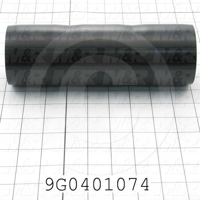Fabricated Parts, Drive Roller 8.78"X 3"D, 8.78 in. Length, 3.00 in. Diameter, Black Anodized Finish
