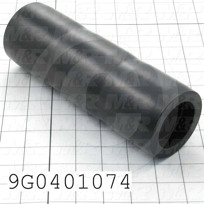 Fabricated Parts, Drive Roller 8.78"X 3"D, 8.78 in. Length, 3.00 in. Diameter, Black Anodized Finish