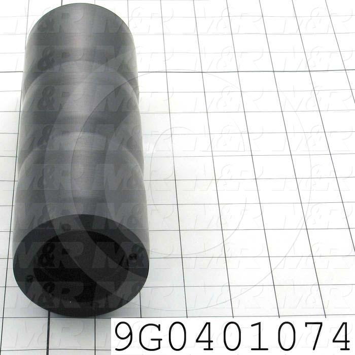 Fabricated Parts, Drive Roller 8.78"X 3"D, 8.78 in. Length, 3.00 in. Diameter, Black Anodized Finish