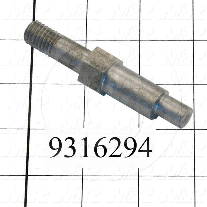Fabricated Parts, Eccentric Bearing Stud, 3.63 in. Length, 0.75 in. Diameter