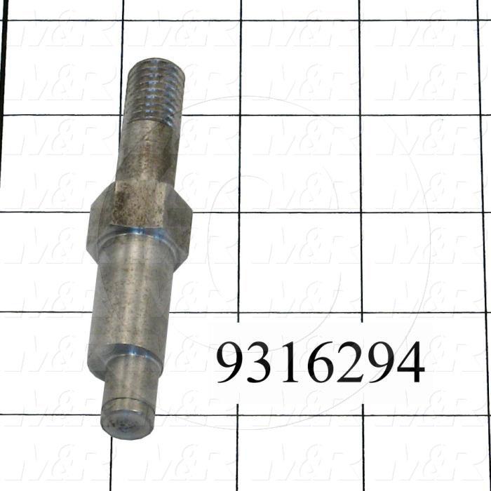 Fabricated Parts, Eccentric Bearing Stud, 3.63 in. Length, 0.75 in. Diameter